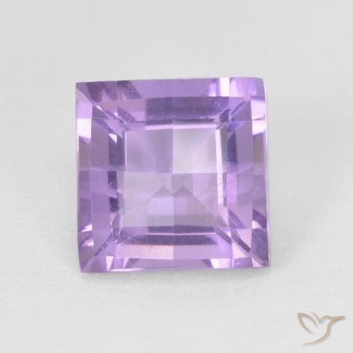 1.86ct Naturel Violet Rosâtre Améthyste, Carré, VS