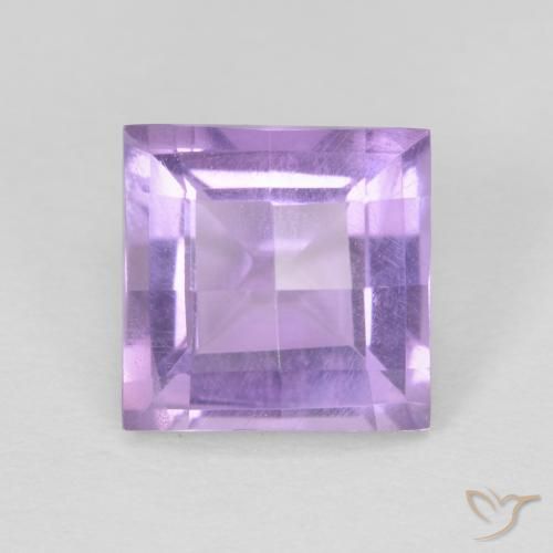 1.75ct Naturel Violet moyen Améthyste, Carré, VVS-VS