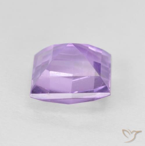 Améthyste Violet moyen naturelle Carré, 1.75 ct, VVS-VS