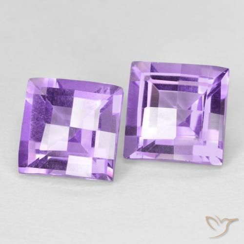 Shop natural 3.56ct Violet moyen Améthyste gems, Carré, from Brésil at GemSelect. In stock, global shipping!