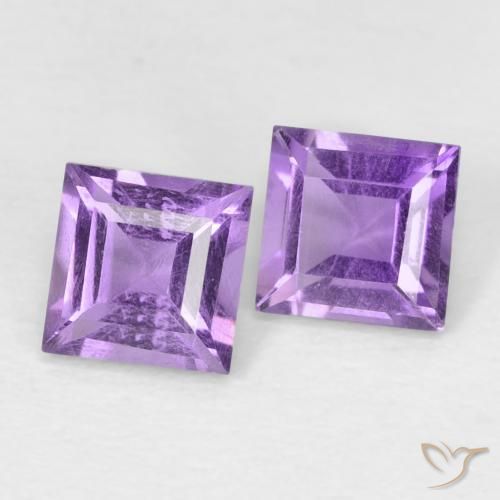 Shop natural 0.87ct Medium Dark-Violet Améthyste gems, Carré, from Brésil at GemSelect. In stock, global shipping!