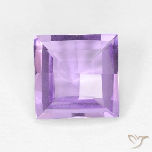 1.42ct Naturel Violet moyen Améthyste, Carré, SI