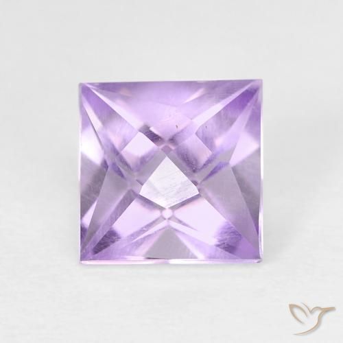 1.18ct Naturel Violet moyen Améthyste, Carré, VVS