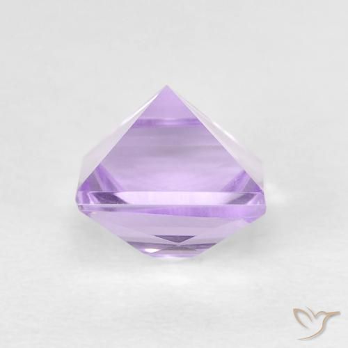 Améthyste Violet moyen naturelle Carré, 1.18 ct, VVS