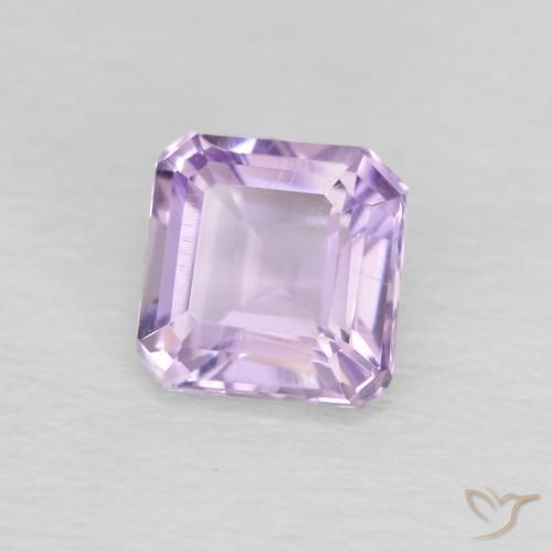 Améthyste Violet Sangria naturelle Octogone / coupe Émeraude, 0.65 ct, VVS