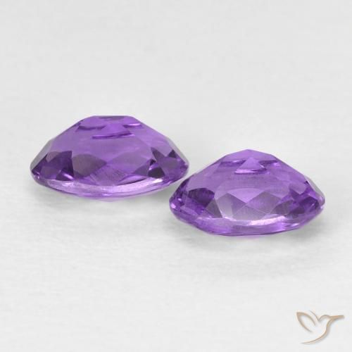 Shop natural 0.88ct Violet foncé Améthyste gems, ovale, from Brésil at GemSelect. In stock, global shipping!