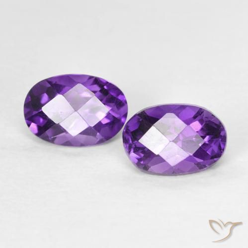 Shop natural 0.91ct Violet foncé Améthyste gems, ovale, from Brésil at GemSelect. In stock, global shipping!