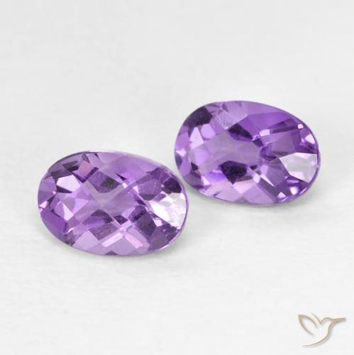 0.91ctw Naturel Violet Iris Améthyste, ovale, VVS-VS