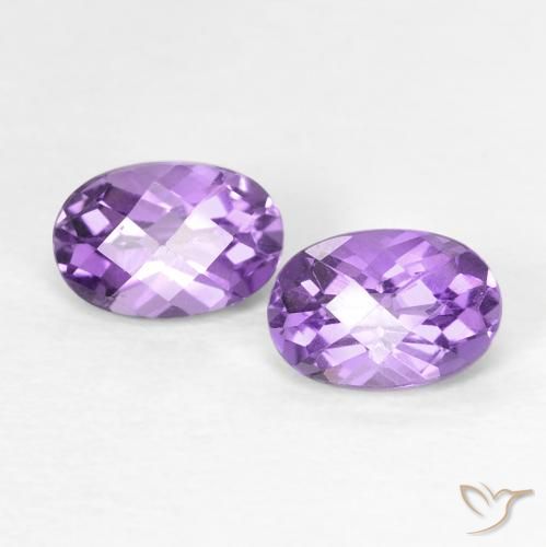 Shop natural 0.91ct Violet Iris Améthyste gems, ovale, from Brésil at GemSelect. In stock, global shipping!