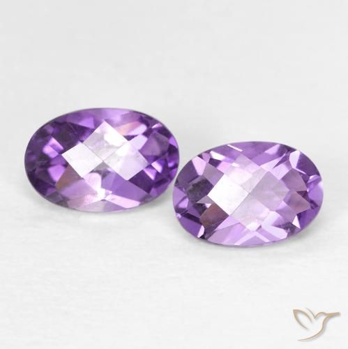 0.88ctw Naturel Pourpre violacé moyen Améthyste, ovale, VVS-VS