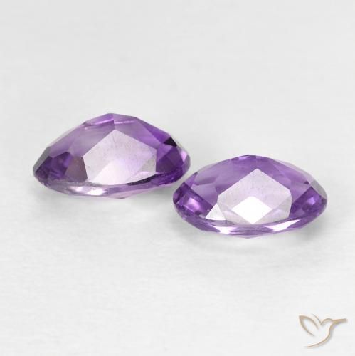Shop natural 0.88ct Pourpre violacé moyen Améthyste gems, ovale, from Brésil at GemSelect. In stock, global shipping!