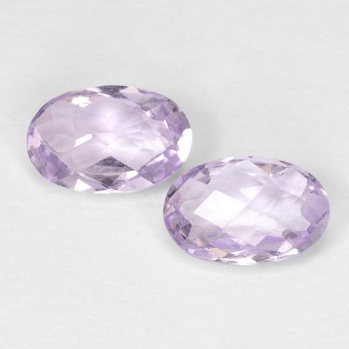 0.74ctw Naturel Violet Rosâtre Améthyste, ovale, VS