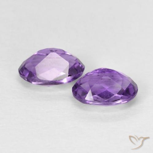Shop natural 0.89ct Violet intense Améthyste gems, ovale, from Brésil at GemSelect. In stock, global shipping!