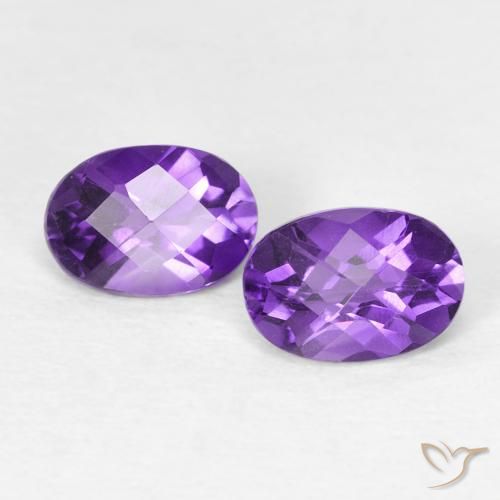 Shop natural 0.84ct Violet vif Améthyste gems, ovale, from Brésil at GemSelect. In stock, global shipping!