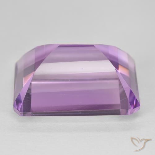 Améthyste Violet violacé naturelle Octogone / coupe Émeraude, 23.19 ct, VVS