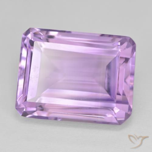 Améthyste Violet moyen naturelle Octogone / coupe Émeraude, 19.87 ct, VVS