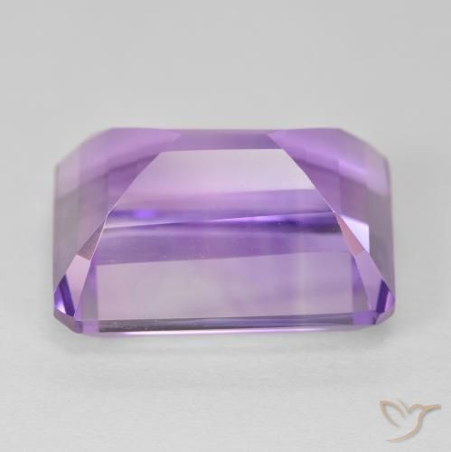 Améthyste Violet moyen naturelle Octogone / coupe Émeraude, 19.87 ct, VVS
