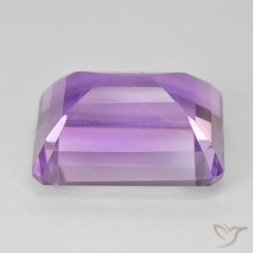 Améthyste Violet moyen naturelle Octogone / coupe Émeraude, 18.77 ct, VVS