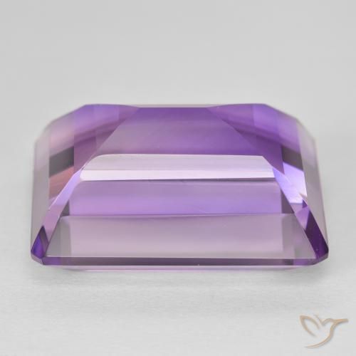 Améthyste Violet foncé naturelle Octogone / coupe Émeraude, 24.25 ct, VVS