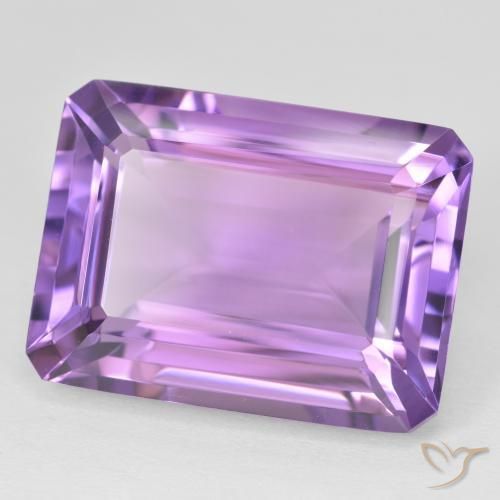 Améthyste Violet foncé naturelle Octogone / coupe Émeraude, 21.82 ct, VVS