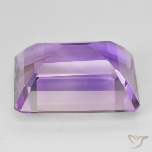 Améthyste Violet moyen naturelle Octogone / coupe Émeraude, 22.70 ct, VVS-VS