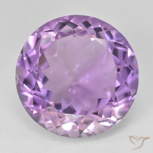 26.80ct Naturel Violet rose moyen Améthyste, Tour, VVS