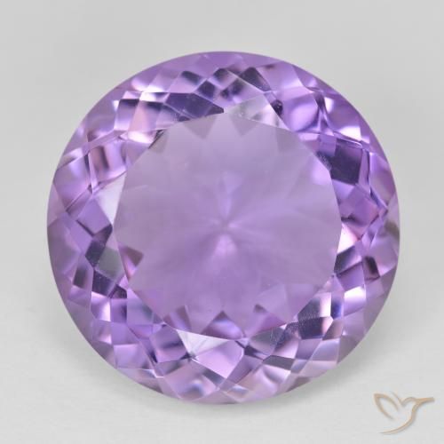 22.21ct Naturel Violet moyen Améthyste, Tour, VVS-VS