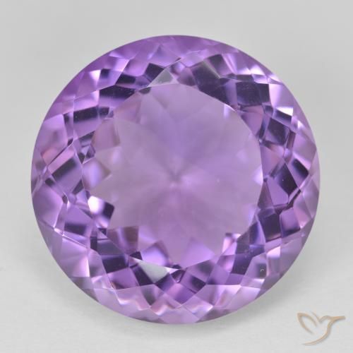 25.64ct Naturel Violet Rosâtre Améthyste, Tour, VVS-VS