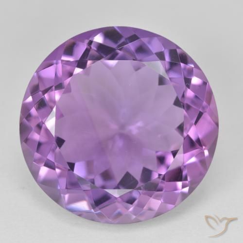 Améthyste Violet Rosâtre naturelle Tour, 23.92 ct, VVS-VS