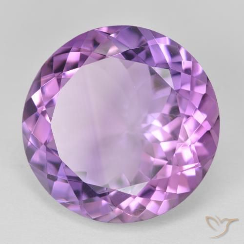 Améthyste Violet Rosâtre naturelle Tour, 23.92 ct, VVS-VS