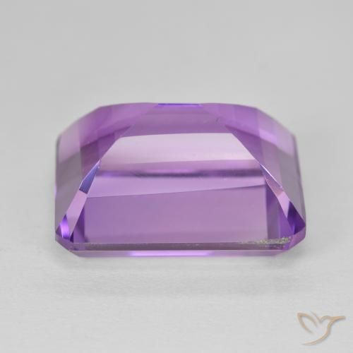 Améthyste Violet Rosâtre naturelle Octogone / coupe Émeraude, 19.13 ct, VS