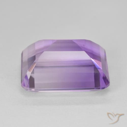 Améthyste Violet moyen naturelle Octogone / coupe Émeraude, 17.93 ct, VS