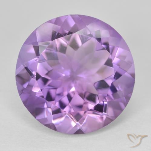 12.86ct Naturel Violet rose moyen Améthyste, Tour, VVS
