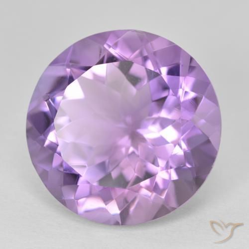 Améthyste Violet rose moyen naturelle Tour, 12.86 ct, VVS