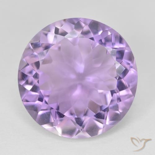 11.38ct Naturel Violet moyen Améthyste, Tour, VVS-VS