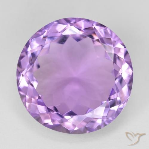 13.48ct Naturel Violet moyen Améthyste, Tour, VVS-VS