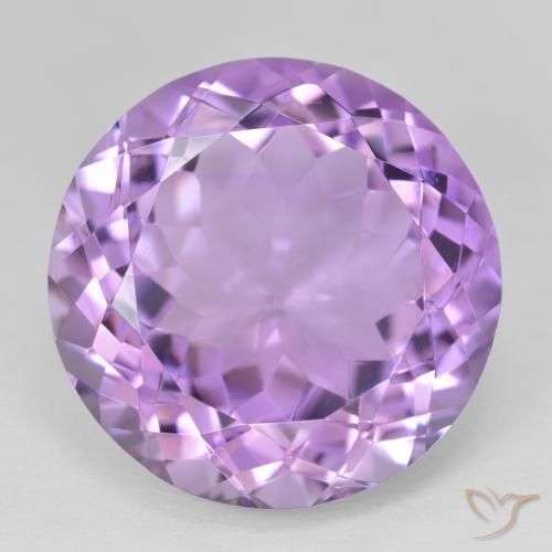 25.66ct Naturel Violet moyen Améthyste, Tour, VVS