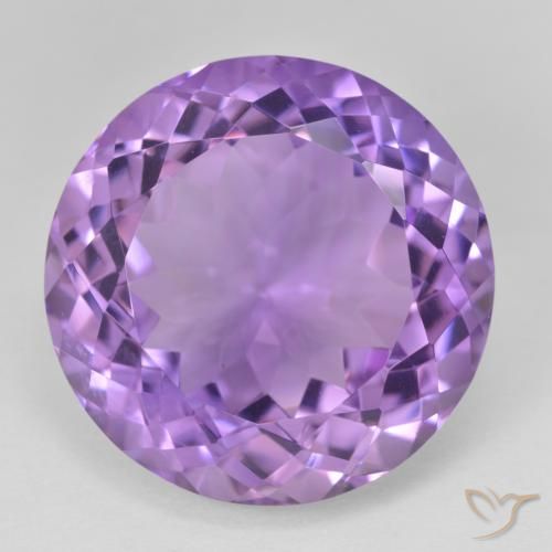 26.56ct Naturel Violet foncé Améthyste, Tour, VVS