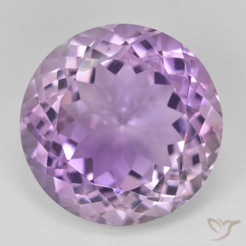 26.75ct Naturel Violet rose moyen Améthyste, Tour, VVS