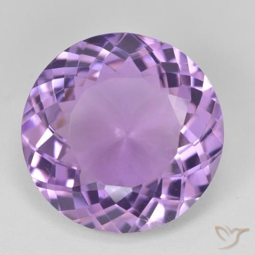22.72ct Naturel Medium Light Purplish-Violet Améthyste, Tour, VVS