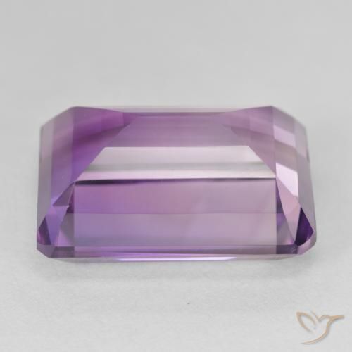 Améthyste Violet moyen naturelle Octogone / coupe Émeraude, 24.96 ct, VVS-VS