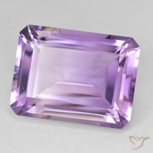 Améthyste Violet violacé naturelle Octogone / coupe Émeraude, 22.65 ct, VVS-VS