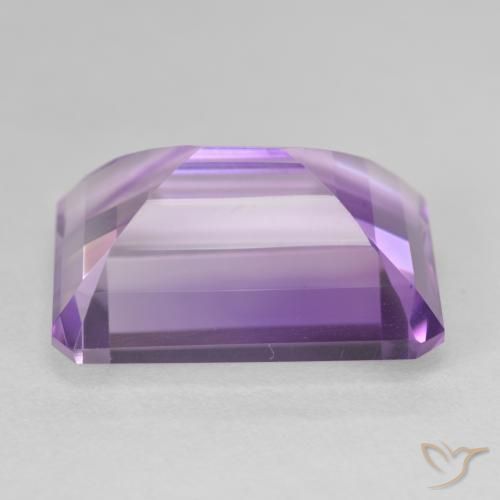 Améthyste Violet violacé naturelle Octogone / coupe Émeraude, 22.65 ct, VVS-VS