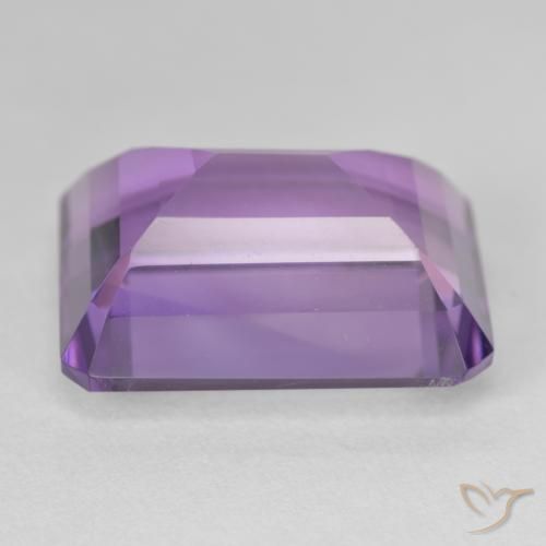 Améthyste Violet violacé naturelle Octogone / coupe Émeraude, 23.68 ct, VVS