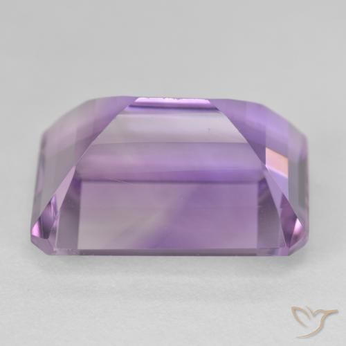 Améthyste Pourpre violacé moyen naturelle Octogone / coupe Émeraude, 23.51 ct, VVS-VS