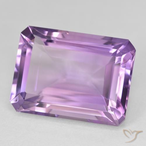 Améthyste Violet moyen naturelle Octogone / coupe Émeraude, 22.42 ct, VVS