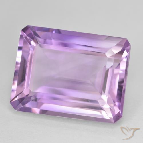 Améthyste Violet Iris naturelle Octogone / coupe Émeraude, 21.61 ct, VVS