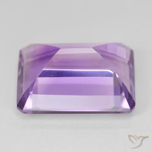 Améthyste Violet Iris naturelle Octogone / coupe Émeraude, 21.61 ct, VVS