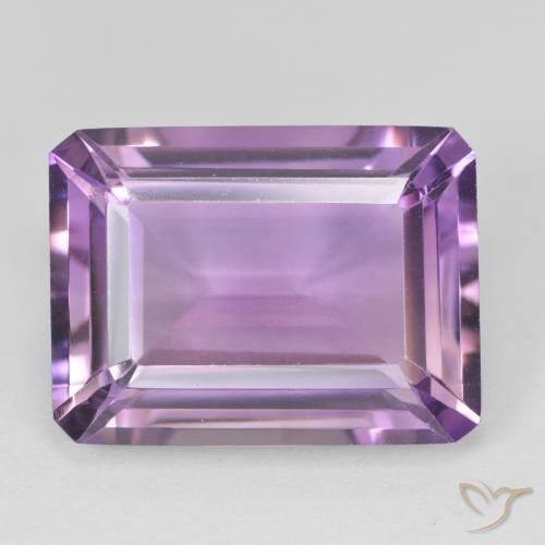 19.16ct Naturel Violet violacé Améthyste, Taille émeraude, VVS