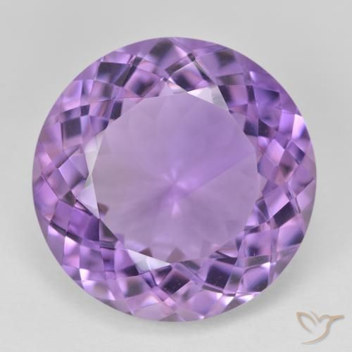 Améthyste Violet Rosâtre naturelle Tour, 24.86 ct, VVS